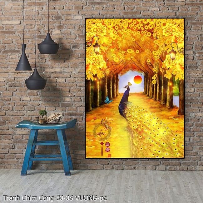 Tranh Chim Cong 30 08 VUONG
